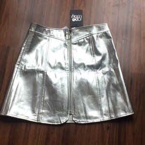 Silver One Way Skirt
